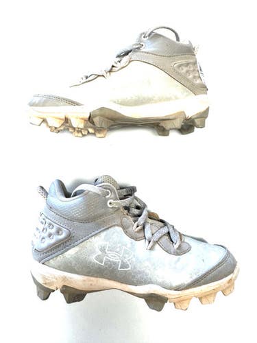 Used Under Armour Bh Bb Sb Cleats Grey Junior 01.5 11860-s000309797