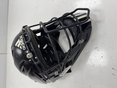Used Adidas 6 1 4 - 7 Catchers Helmet W Mask Black One Size 11860-c000309771