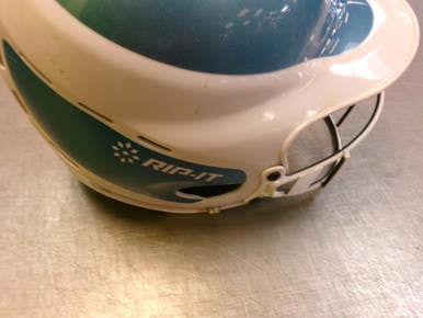 Used Rip-it Helmet Batting Helmet W Mask White Md 11339-s000202589