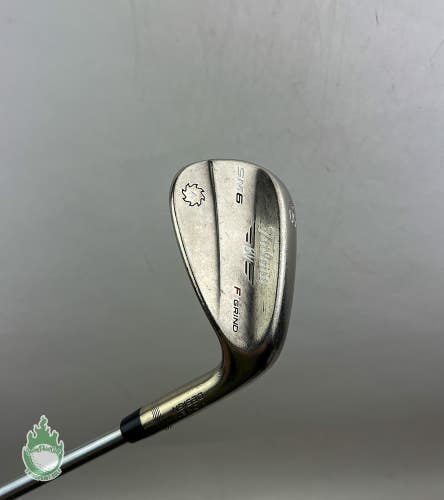 Right Handed Titleist Vokey SM6 F Grind Wedge 50*-08 Extra Stiff Steel Golf