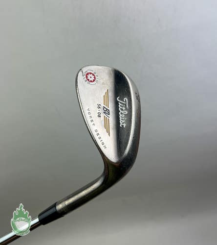 RH Titleist Vokey Design Spin Milled Wedge 56*-08 Wedge Flex Steel Golf Club