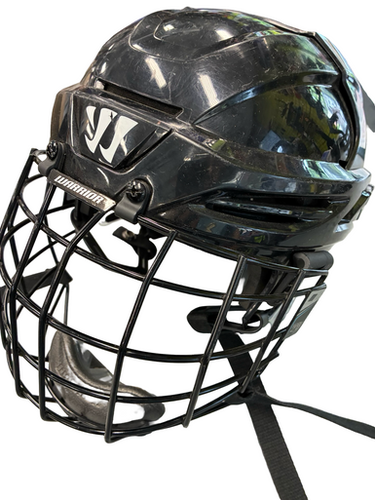 Used Warrior Krown 2.0 Helmet Cage Combo Black Md 11682-s000133336