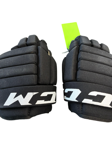 Used Ccm Edge Junior Gloves Black 11" 11682-s000133338