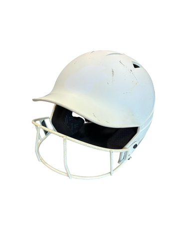 Used Champro Helmet W Mask Batting Helmet W Mask White Md 11682-s000133316