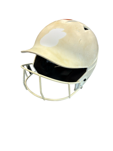 Used Champro Helmet W Mask Batting Helmet W Mask White Md 11682-s000133314