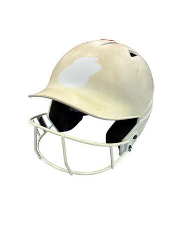 Used Champro Helmet W Mask Batting Helmet W Mask White Md 11682-s000133315