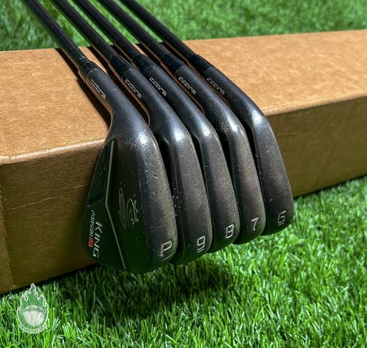LH Cobra King Forged CB/MB Irons 6-PW C-Taper Limited X-Stiff Steel Golf Set