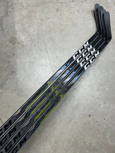 4 PACK 80 Flex P92 Senior CCM RibCor Trigger 3D PMT Left Hand Hockey Stick Pro Stock NHL (New)