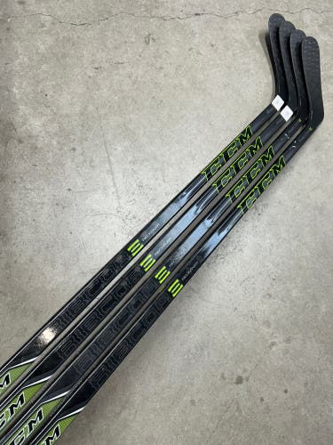 4 PACK 90 Flex P29 Senior CCM Ribcore Reckoner Left Hand Hockey Stick Pro Stock NHL (New)