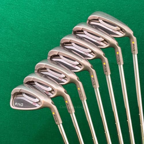 Ping G25 Yellow Dot 4-PW Iron Set Factory CFS Steel Extra Stiff