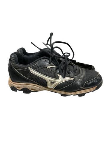Used Mizuno Bb Sb Cleats Black Junior 04 11847-s000035894
