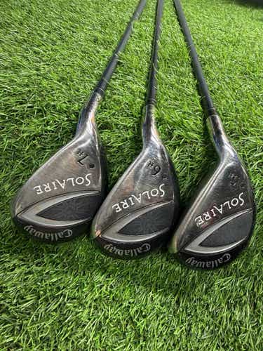 Callaway - SOLAIRE 5Hy+6Hy+7Hy -Graphite - Callaway 55gr - Lady Flex - RH
