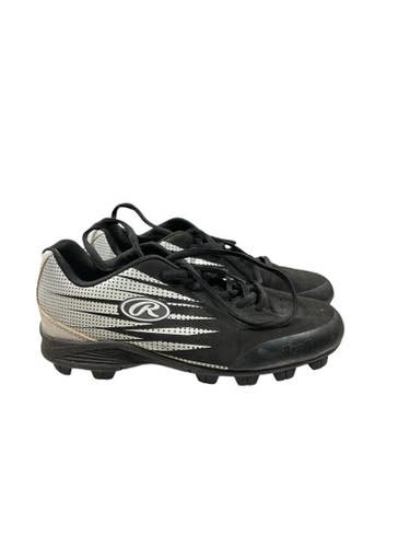 Used Rawlings Cleats Bb Sb Cleats Black Junior 04 11847-s000035922