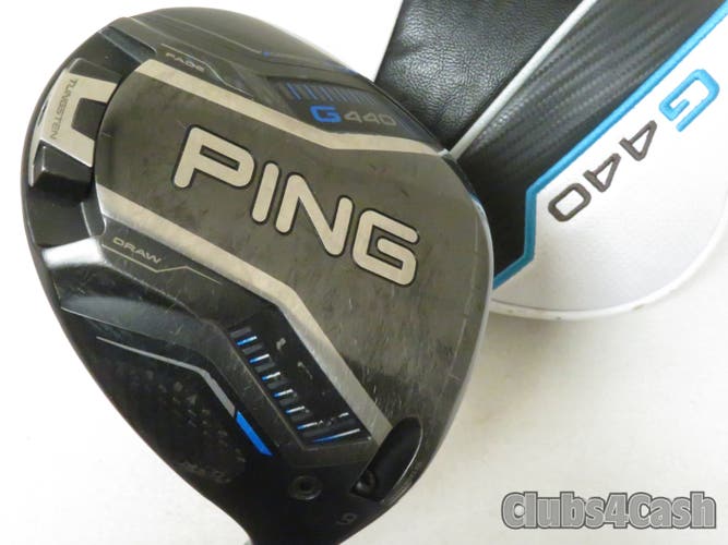 PING G440 LST Driver 9 TOUR 2.0 Chrome 65 Stiff Flex +Cover