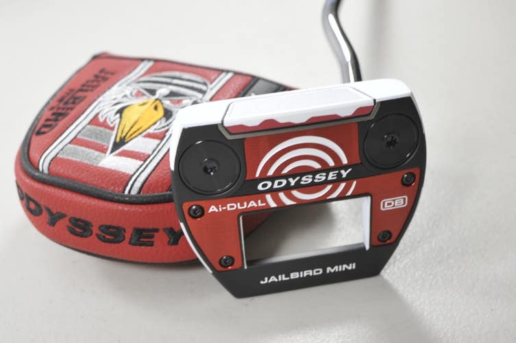 Odyssey Ai-DUAL Jailbird Mini 35" Putter RH Steel with Headcover # 219223