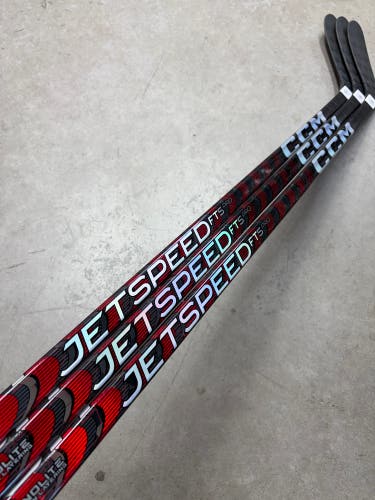 3 PACK 90 Flex P28M Senior CCM JetSpeed FT5 Pro Left Hand Hockey Stick P28M Pro Stock (New) NHL