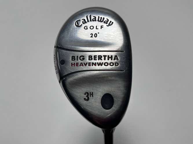 Callaway Big Bertha Heavenwood 3 Hybrid 20* RCH 75w Regular Graphite Mens RH