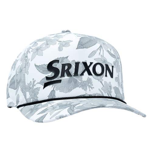 Srixon Hawaii Collection Floral Hat (White, Adjustable) Golf 2026 NEW