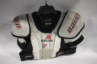 Used Bauer Sp 6000 Jr Lg Hockey Shoulder Pads 11847-s000010005