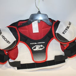 Used Total Hockey Usa Shldr Pads Yt Lg Hockey Shoulder Pads 11847-s000010053