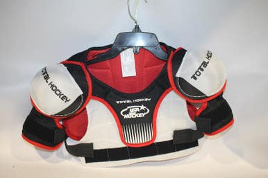 Used Total Hockey Usa Shldr Pads Yt Lg Hockey Shoulder Pads 11847-s000010053