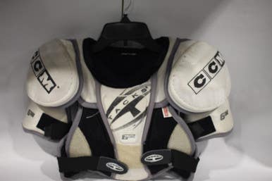 Used Ccm 652 Tacks Shldr Pads Jr Md Hockey Shoulder Pads 11847-s000010136