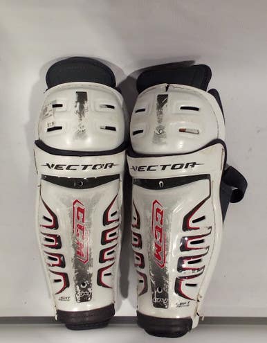 Used Ccm Vector Sjin Guards 10" Hockey Shin Guards 11847-s000012306