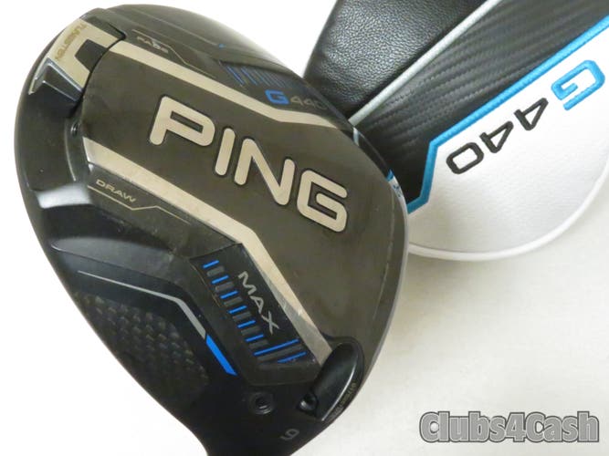 PING G440 Max Driver 9 TOUR 2.0 Chrome 65 X Flex +Cover .... LOOK