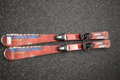 Used Nordica Hotrod 120 Cm Boys' Downhill Ski Combo 11847-s000010541