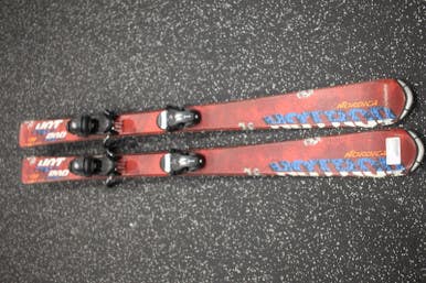 Used Nordica Hotrod 130 Cm Boys' Downhill Ski Combo 11847-s000010542