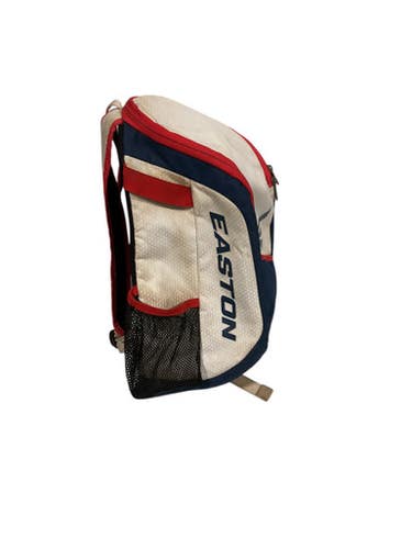 Used Easton Bat Bag Bb Sb Player Backpack White 11847-s000024953