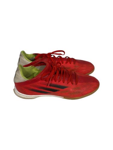 Used Adidas Soccer Indoor Shoes Red Senior 8.5 11847-s000025018