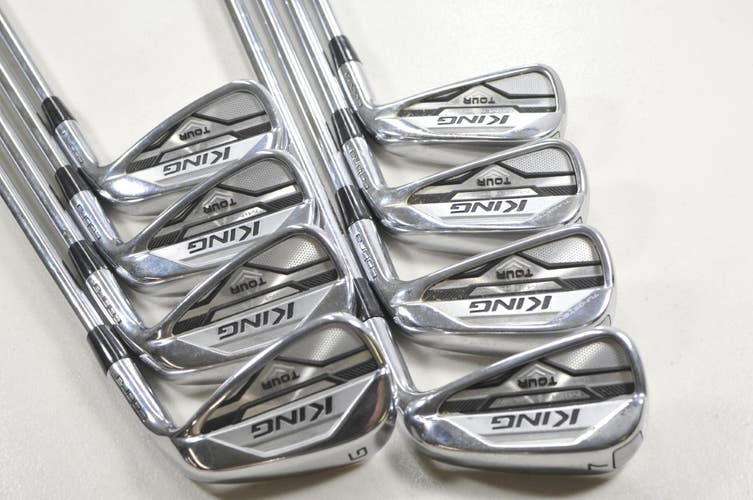 Cobra King MIM Tour 4-PW,GW Iron Set Stiff Flex Right KBS Tour 120 Steel #219286
