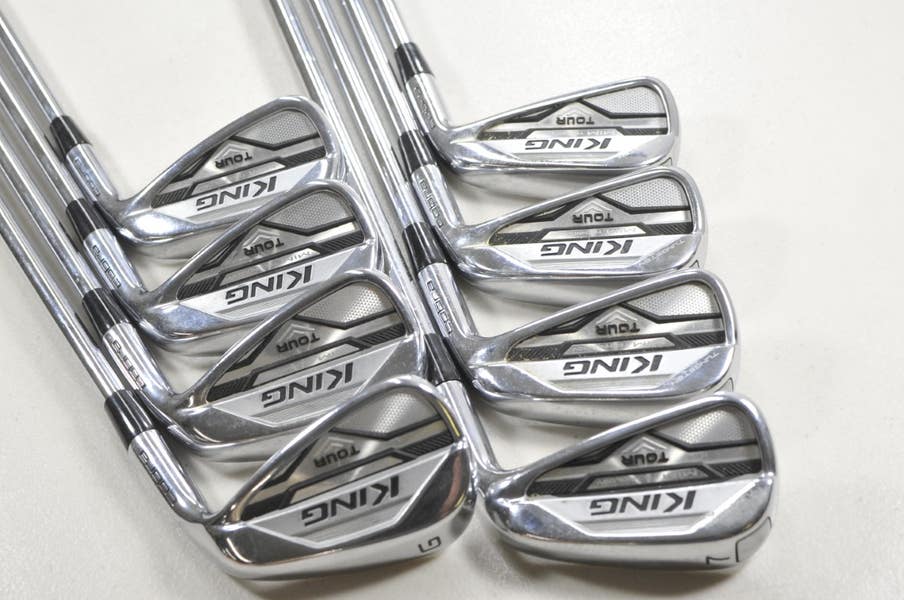 Cobra King MIM Tour 4-PW,GW Iron Set Stiff Flex Right KBS Tour 120