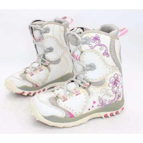 Spice Lace up Snowboard Boots - Size 5 / Mondo 23 Used