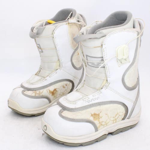 Burton Emerald Smalls Quick Lace Junior Snowboard Boots - Size 4 / Mondo 22 Used