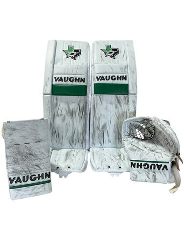 Arno Tiefensee Vaughn Velocity V10 Pro Carbon Pro Stock Goalie Full Set (Used) 4982