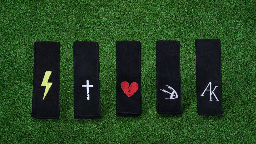 (New) Custom Football Streamer Towels — Team Logo, Player Number, 7v7, Senior Night