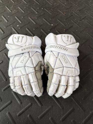 Warrior EVO QX Lacrosse Gloves (Used)
