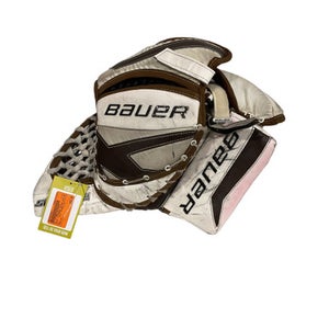 Used Bauer Supreme Swiss One100 Junior Goalie Catcher White 11847-s000029581