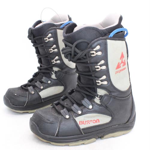 Burton Progression Snowboard Boots - Size 7 / Mondo 25 Used