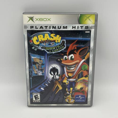 Crash Bandicoot The Wrath of Cortex (Microsoft Xbox, 2002) Platinum Hits CIB VGC