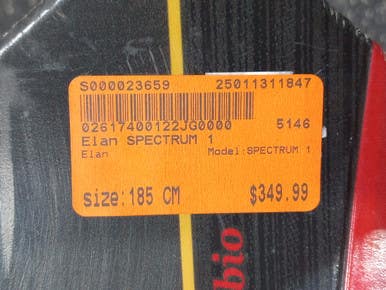 Used Elan Spectrum 1 Mens Dh Ski Binding None 185 Cm 11847-s000023659