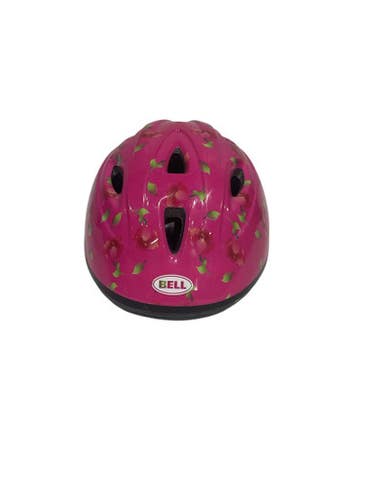 Used Bell Pink Flower Bike Helmet Pink Sm 11847-s000023844