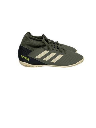 Used Adidas Soccer Indoor Shoes Grey Junior 03.5 11847-s000027555