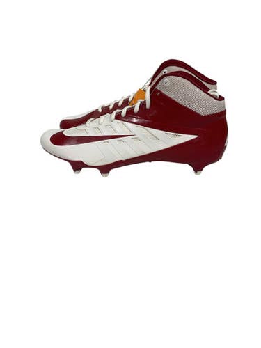 Used Nike Adult Fb Cleats Cardinal And White Senior 11.5 11847-s000027873