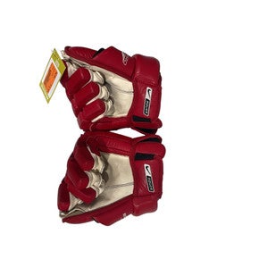 Used Bauer Sdppro Senior Gloves Red 10" 11847-s000027991