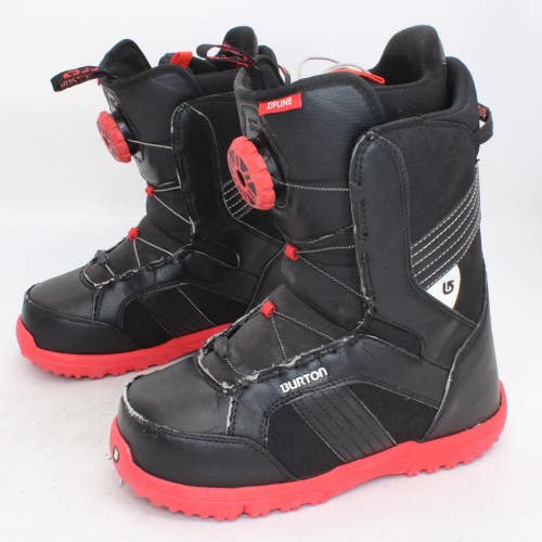 Burton Zipline Junior Snowboard Boots - Size 7 / Mondo 25 Used