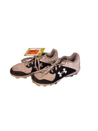 Used Under Armour Leadoff Bb Sb Cleats White Junior 04 11847-s000026893