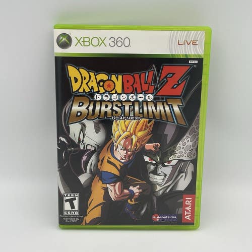 Dragon Ball Z: Burst Limit (Microsoft Xbox 360, 2008) CIB Complete *NEAR MINT*